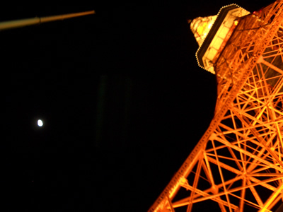 東京タワー＆月