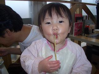 お好焼き屋さんで