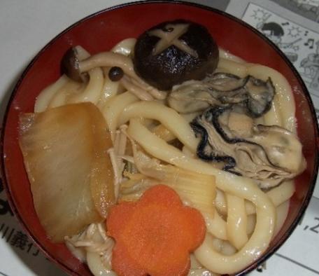 カキうどん