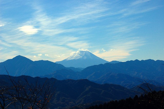 高尾山からの富士山