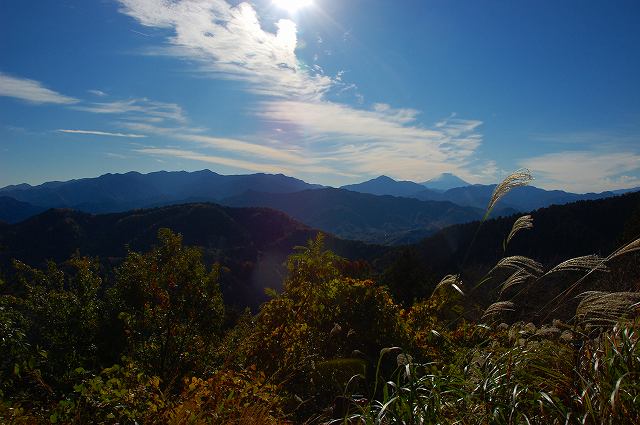 高尾山からの富士山