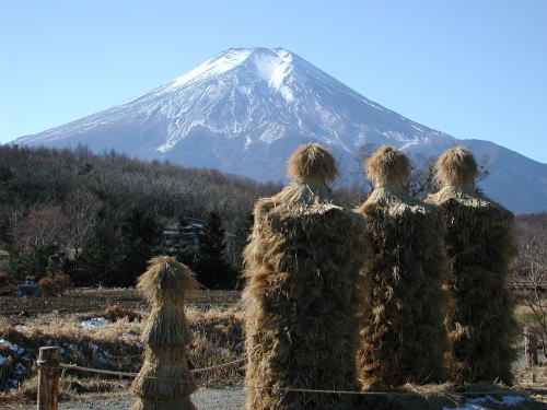 わらと富士山