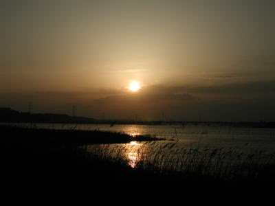 DSCN2630手賀沼の夕暮れ.jpg