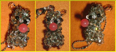 ネロたんママさん から 贈り物 ☆ 「手作り ビーズうさ : ユリナ モチーフ ☆」