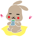 のほほん茶：うさぎ