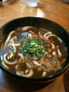 かすうどんカレー