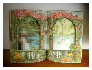 白鳥のフォトフレーム