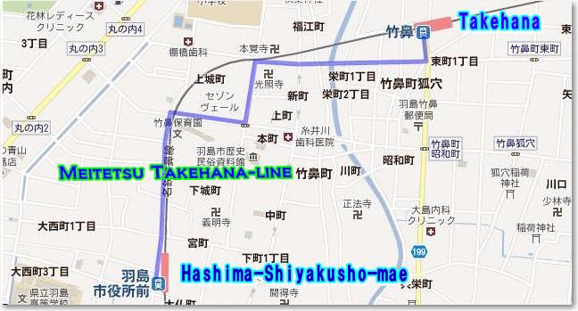 MAPto羽島市役所前