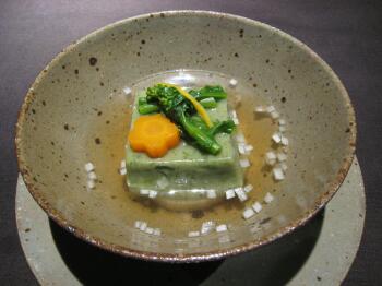 よもぎ豆腐