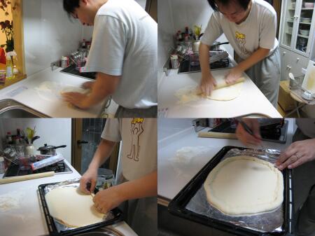 ピザ作り