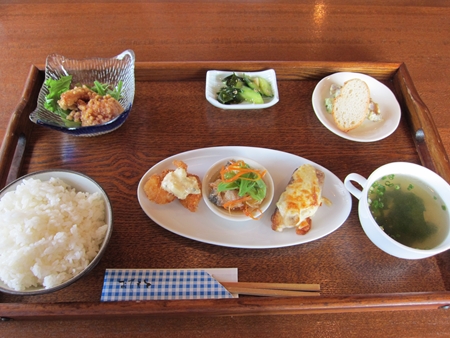 ランチ　お魚三種盛り