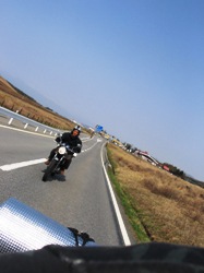 肩越しにヤナギマン