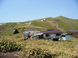 三峰展望台から後ろ向きに