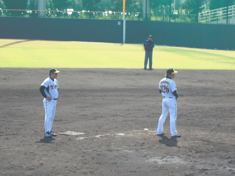 126中村泰と中西コーチ