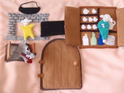 隠れている子ヤギ