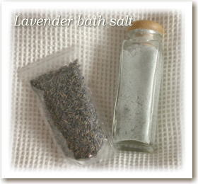 Lavender bath salt