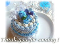 blue cakes