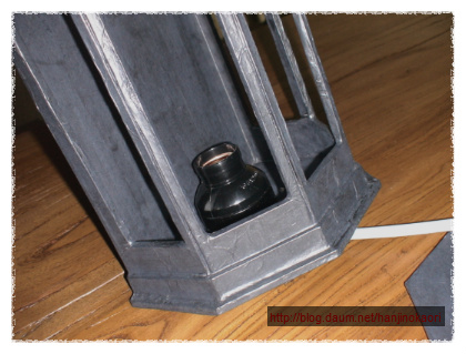 韓紙工芸－壁灯（ソケットつなぎ２）