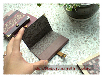 韓紙工芸－携帯用名刺ケース6