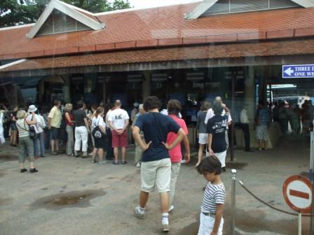 アンコール遺跡入場口