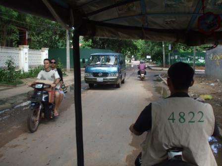 トゥクトゥクからの景色