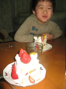 ケーキおいしい