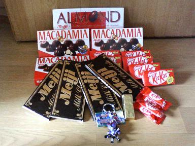 チョコたちです