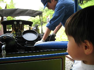 機関車観察