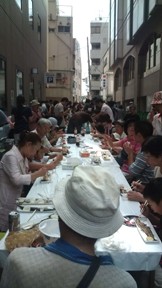 サンマ食事会場