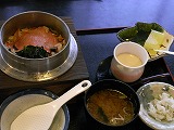 金目の釜飯定食