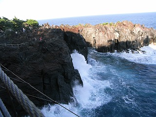 つり橋からの景色