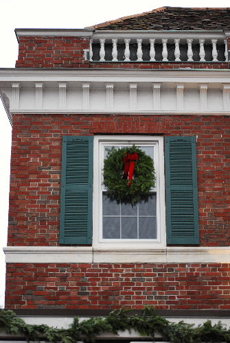 クリスマスリース＠Maine Street　11-28-08