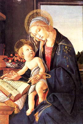 botticelli_Madonna with the Book. 1483