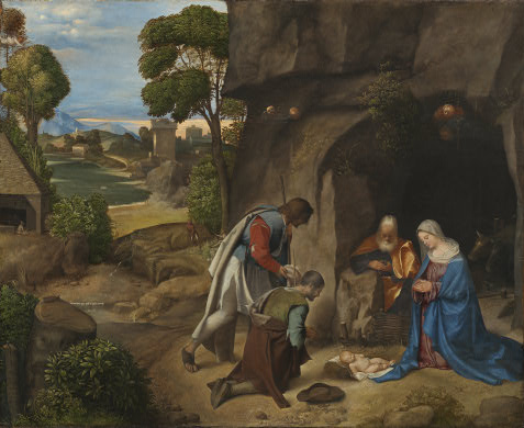 Giogione_The Adoration of the Shepherds, 1505 or 1510