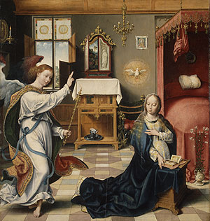 Joos van Cleve_the Announciation