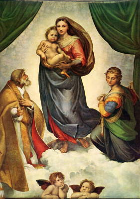 raphael_Sistine Madonna. 1512-13
