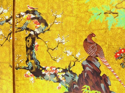 屏風 小屏風 紅葉づくし 鳥 インテリア - www.onkajans.com