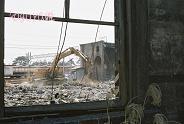 国府津機関車庫解体