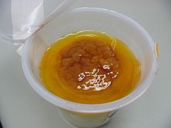 瀬戸内の夏みかんソースをかけた（中身）