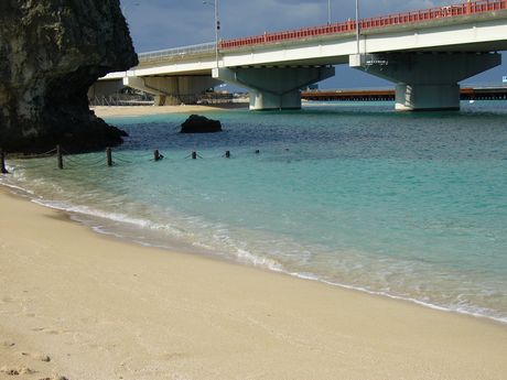 海がキレイ
