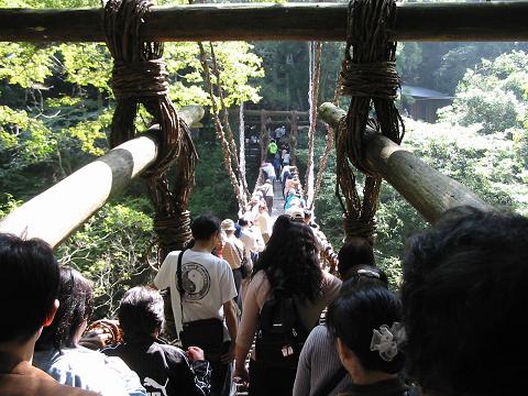 かずら橋渋滞