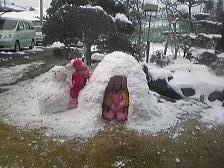 雪だるま・プチかまくら