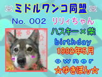 ミドルワンコ同盟