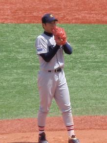 慶応大・中林伸陽投手