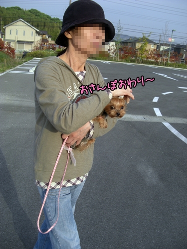 おさんぽおわり～