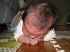 次男の寝返り3(H19・7・23)