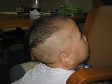長男・散髪(H18・6・14)