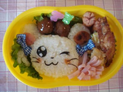 キャラ弁 リボンちゃん とっとこ ハム太郎 Cuteな園児のお弁当 キャラ弁奮闘記 楽天ブログ