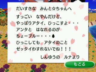 ルナ引っ越した