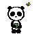 お茶飲みパンダ.gif
